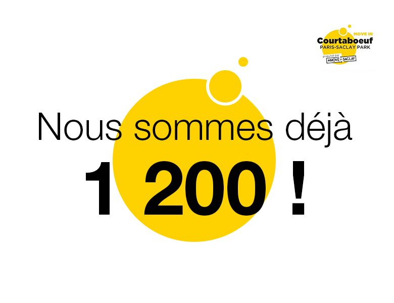 Move in Courtaboeuf : Vous êtes déjà 1200 participants !